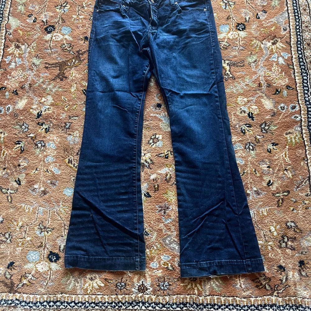 Dear John Blue Flare Wide Leg Jeans